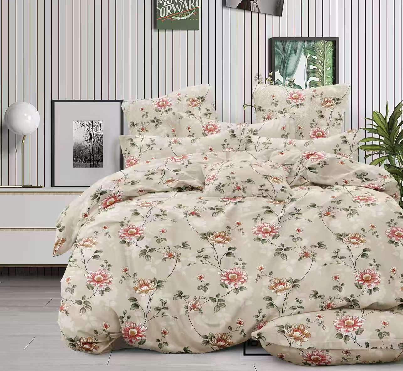  NOVINKA 2026 ! Luxusní bavlněné francouzské povlečení 200x220 cm - HELENA + prostěradlo ZDARMA !