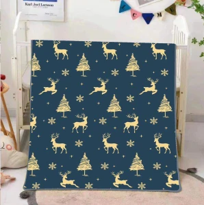 TOTÁLNÍ VÝPRODEJ ! MIKROPLYŠOVÁ DEKA - VÁNOCE - CHRISTMAS č.3 150x200cm