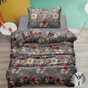 TOTÁLNY MASAKR CIEN - BAVLNENÉ OBOJSTRANNÉ OBLIEČKY 140x200/70x90 cm – KVETA