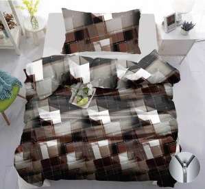 NOVINKA 2026 ! Bavlněné povlečení s 3D efektem – CIK CAK 140x200/70x90 cm