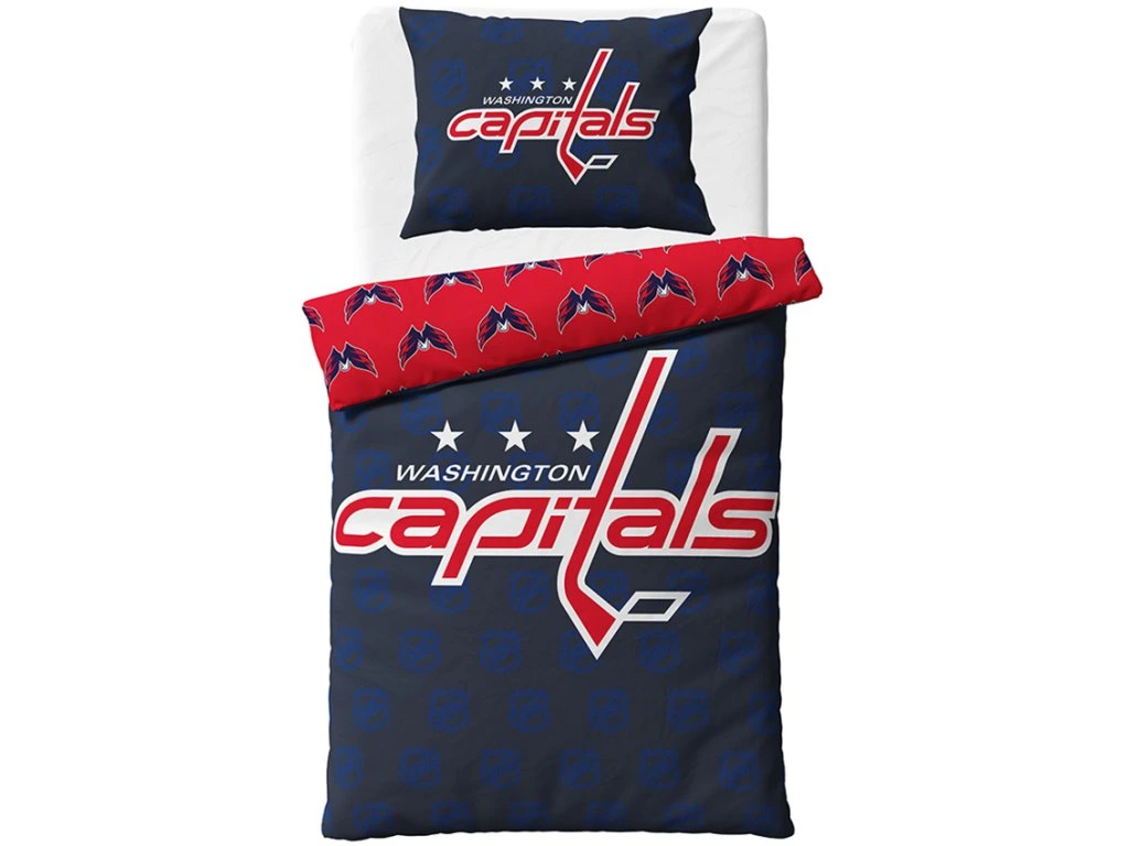 NOVINKA 2026 ! Bavlněné povlečení NHL - Washington Capitals  140x200 / 70x90 cm