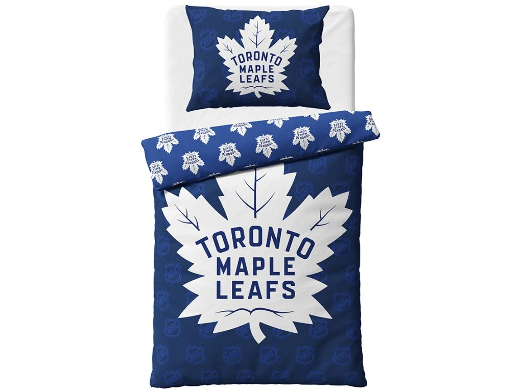 NOVINKA 2026 ! Bavlněné povlečení NHL - Toronto Maple Leafs  140x200 / 70x90 cm