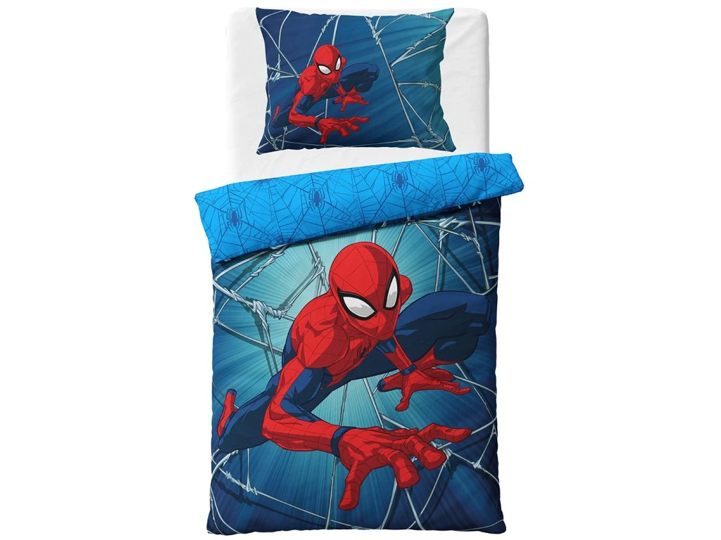 Povlečení Spiderman blue 140x200/70x90 cm