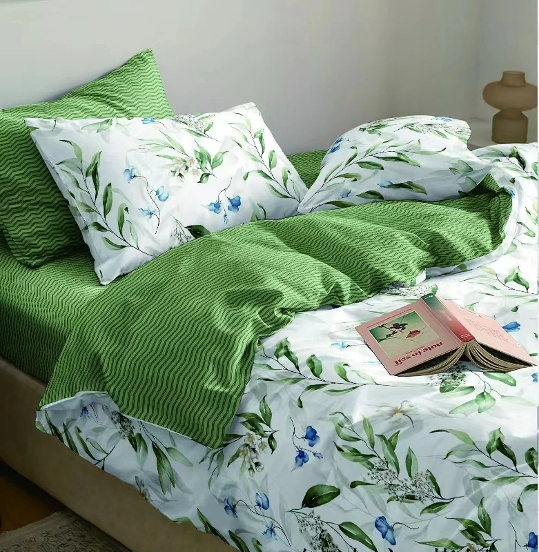 NOVINKA 2026 - OBOJSTRANNÉ BAVLNENÉ OBLIEČKY - FRANCÚZSKE - 200x220cm - KLÁRA + PROSTIERADLO ZADARMO -