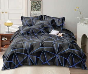 NOVINKA 2026 ! Luxusní bavlněné francouzské povlečení 200x220 cm - PENELOPÉ - BLUE + prostěradlo ZDARMA !