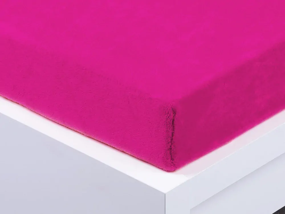 PROSTĚRADLO MIKROPLYŠ 140x200cm - KARMÍKOVÁ