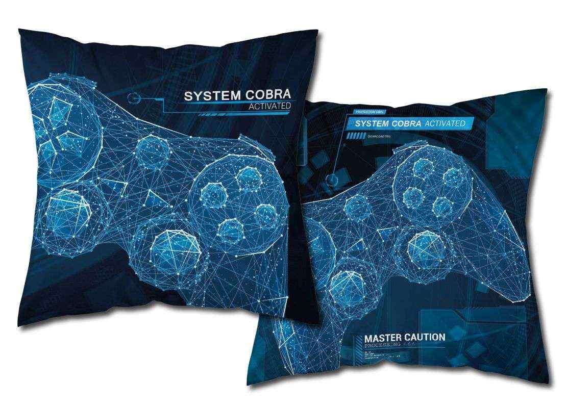 Polštářek Game svítící 40×40 cm – stylový doplněk pro hráče