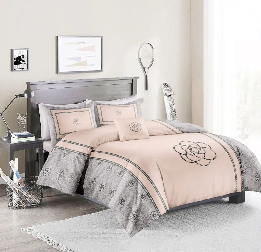 OBLIEČKY S 3D EFEKTOM 140x200/70x90cm - EMMA + POVLAK VANKÚŠIK ZADARMO -