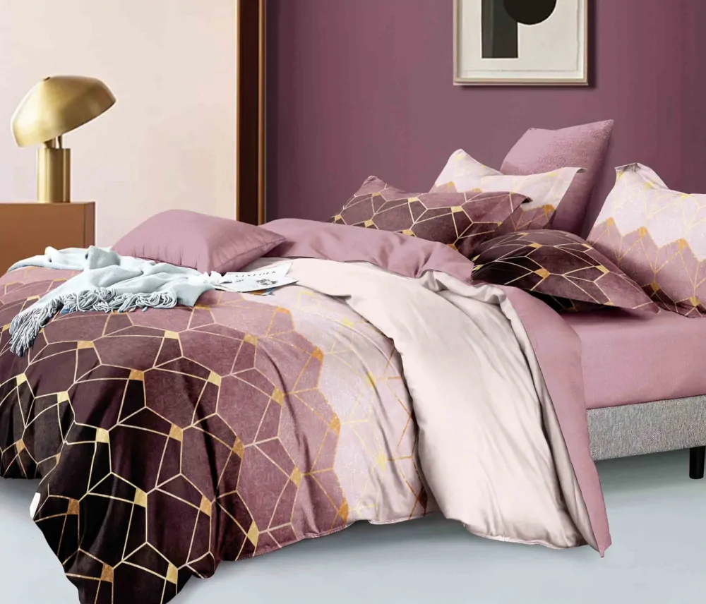 NOVINKA 2026 ! EXKLUZIVNÍ POVLEČENÍ TALODE NA FRANCOUZSKOU PŘIKRÝVKU 200x220 / 70x90cm - ATHÉNA WINE