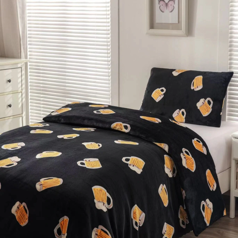  TOTÁLNÍ MASAKR CEN !  Mikroplyšové povlečení 140×200/70×90 cm – Pivo / Beer