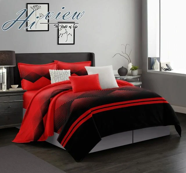  TOTÁLNY MASAKR CIEN - Bavlnené obliečky s 3D efektom na 2 postele -140×200/70×90 cm – 100% bavlna - IRENA + prestieradlo zadarmo