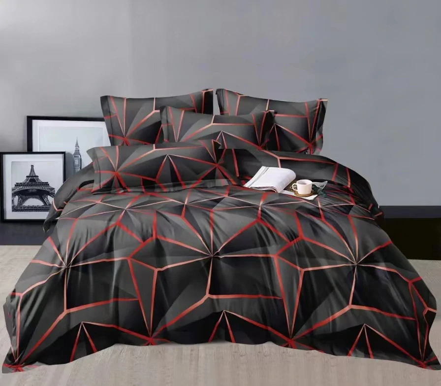 NOVINKA 2026 ! EXKLUZIVNÍ  POVLEČENÍ TALODE NA FRANCOUZSKOU PŘIKRÝVKU 200x220 / 70x90cm - PENELOPÉ  RED