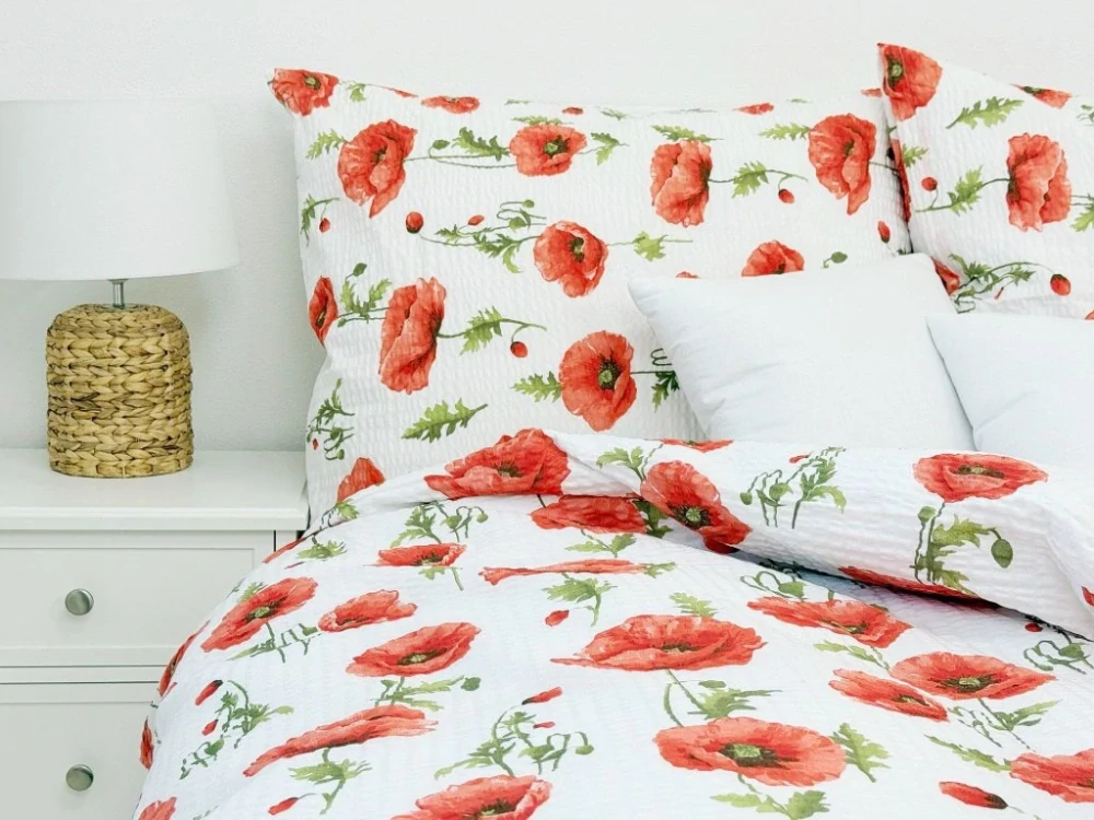 LUXUSNÉ PREDĹŽENÉ KREPOVÉ OBLIEČKY 140x220/70x90 - VLČIE MAKY