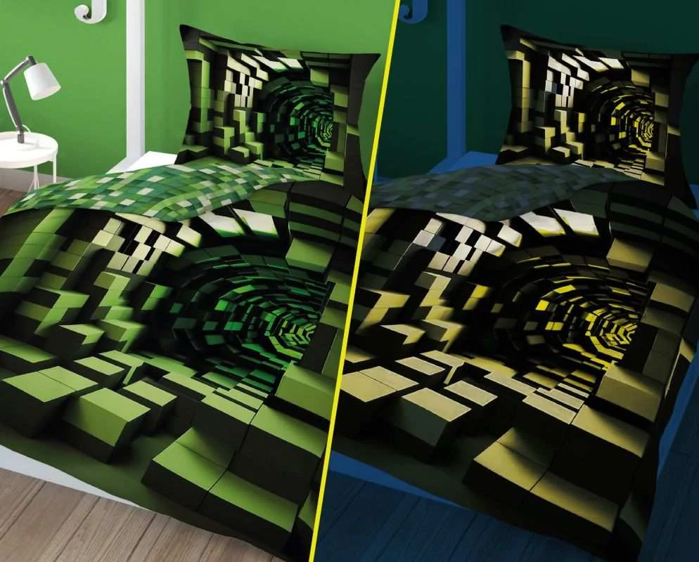 Svítící povlečení MAGIC – oboustranné, 100% bavlna 140×200 / 70×80 cm (NOVINKA 2025)