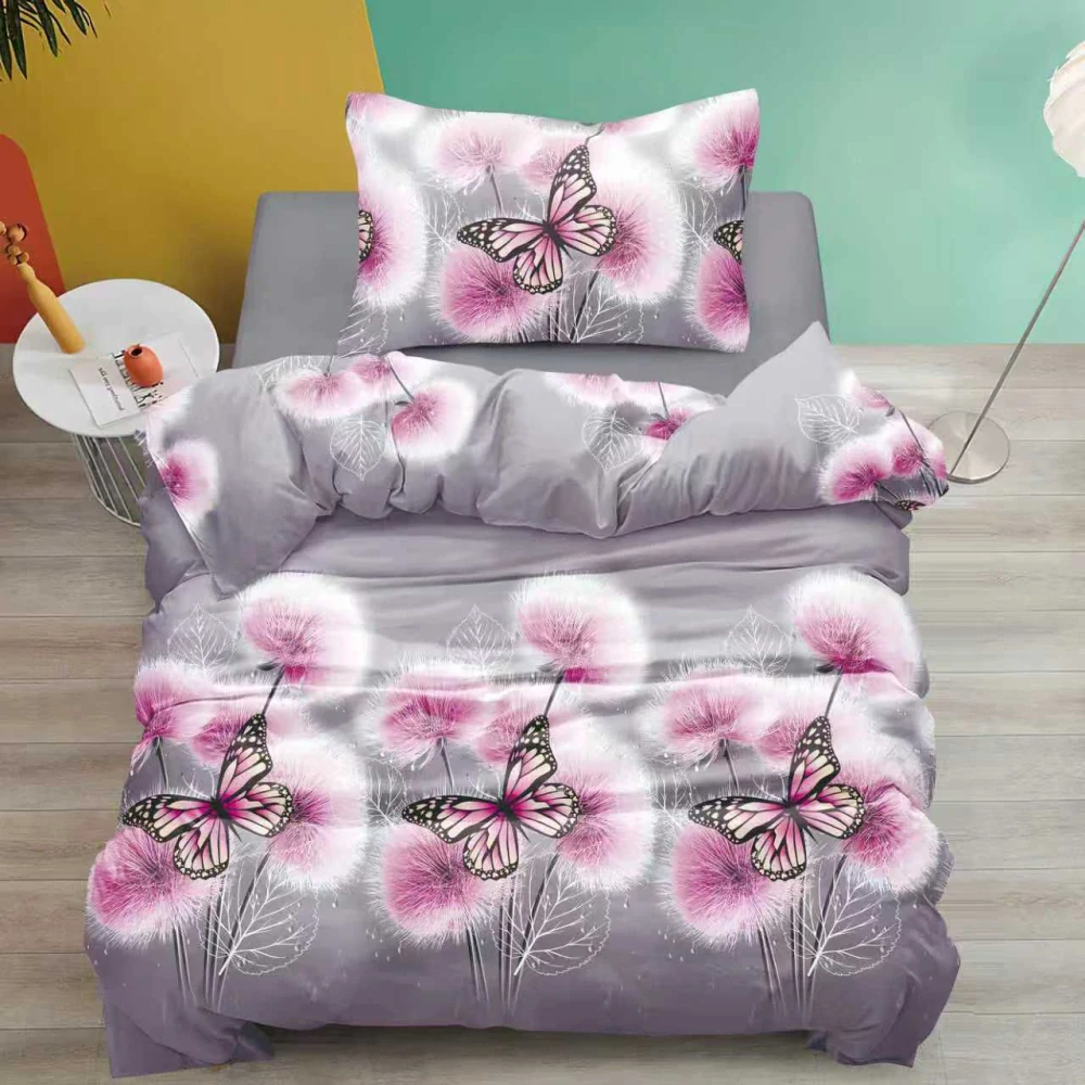 NOVINKA 2026 - Exkluzívne obojstranné Bavlnené obliečky s 3D efektom 140x200/70x90 cm - PAULA