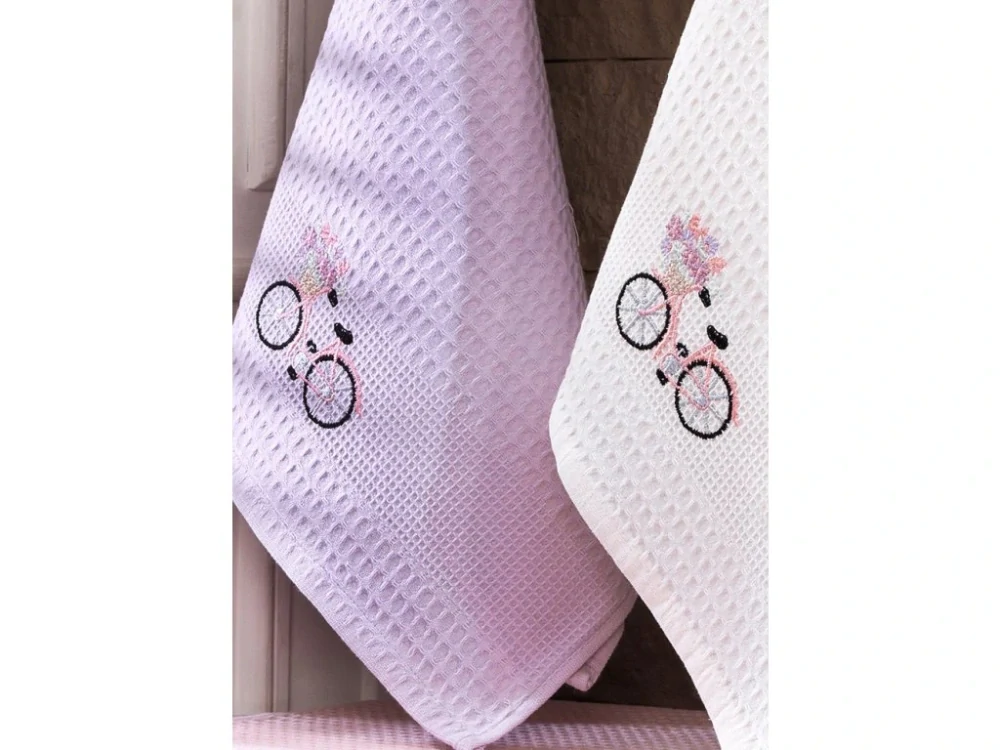  Darčeková sada vaflových utierok 3 ks - bicykel