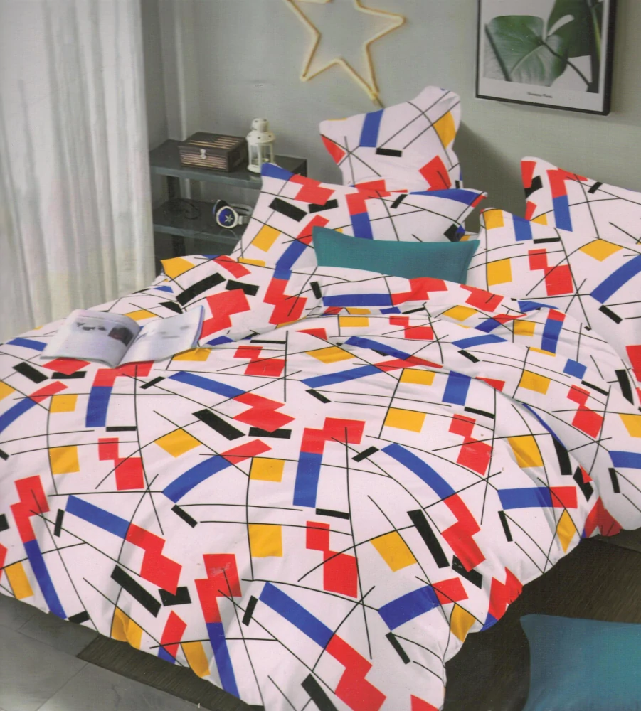 TOTÁLNY MASAKR CEN - Bavlnená sada obliečok 3D Francúzske 200x220 cm VLASTA + PROSTIERADLO ZADARMO -