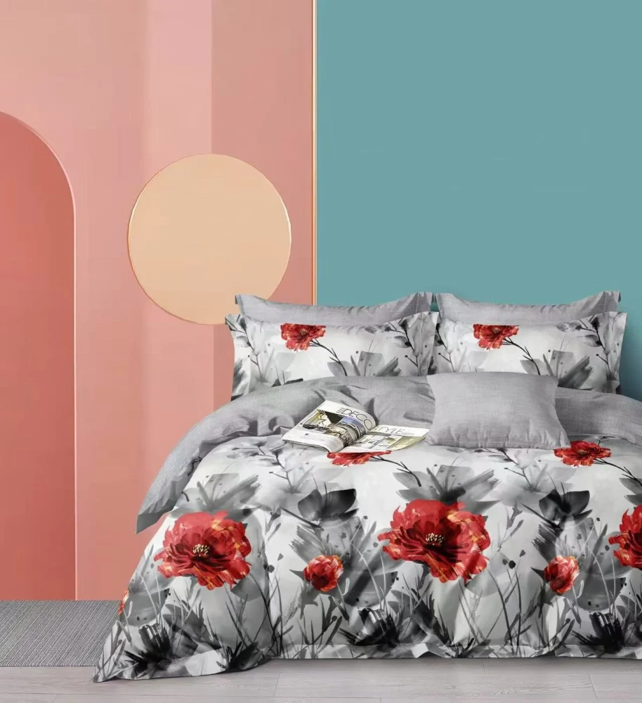 NOVINKA 2026 ! LUXUSNÍ  BAVLNĚNÉ POVLEČENÍ na 2 postele 140x200/70x90 - MONIKA