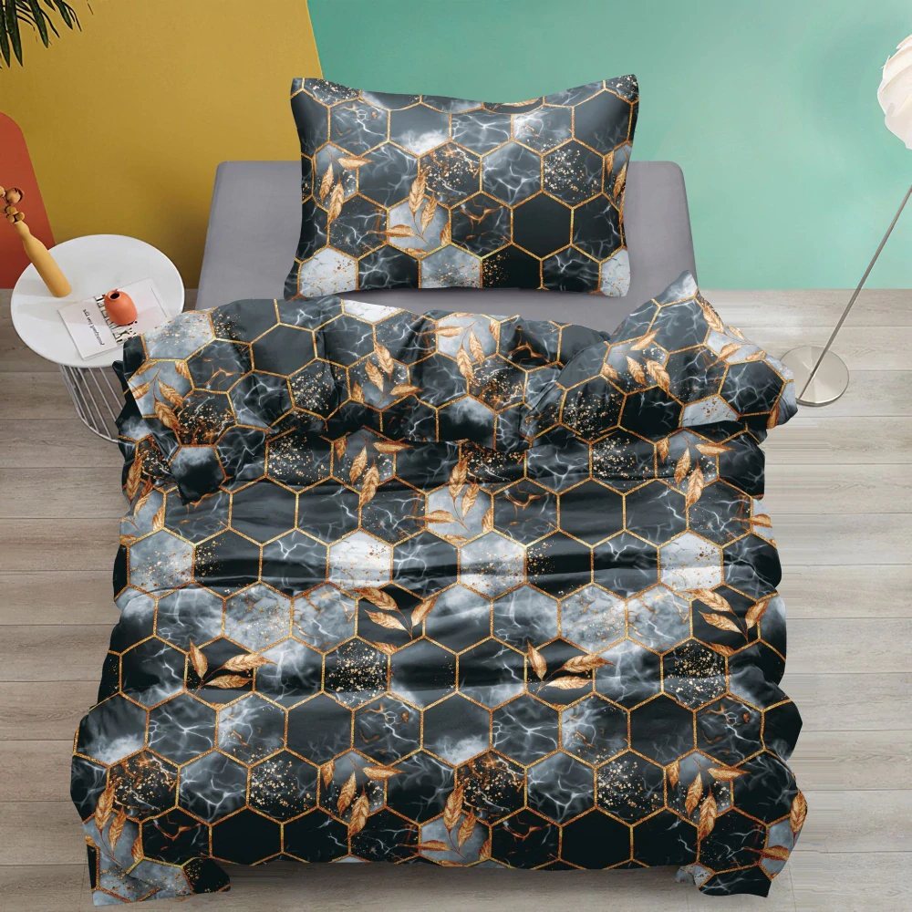 NOVINKA 2026 - Exkluzívne obojstranné Bavlnené obliečky s 3D efektom 140x200/70x90 cm - PLÁSTVA - ŠEDÉ