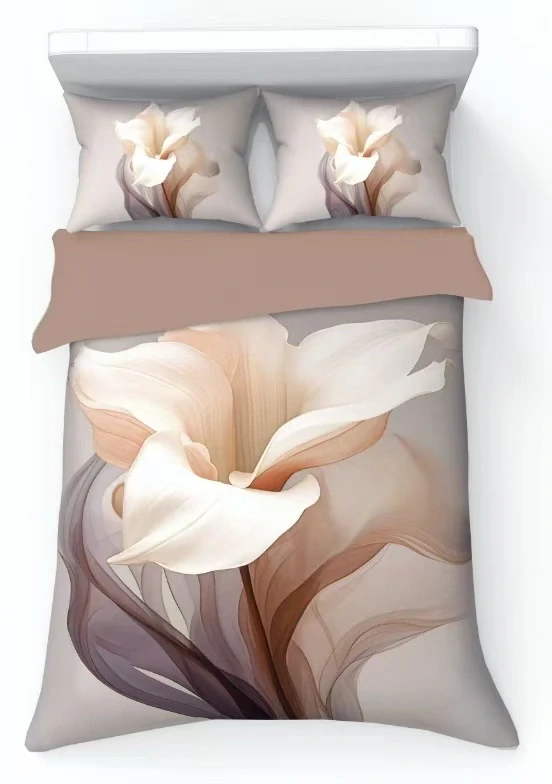  TOTÁLNY MASAKR CIEN - Bavlnené obliečky s 3D efektom na 2 postele -140×200/70×90 cm - LUCKA + prestieradlo zadarmo