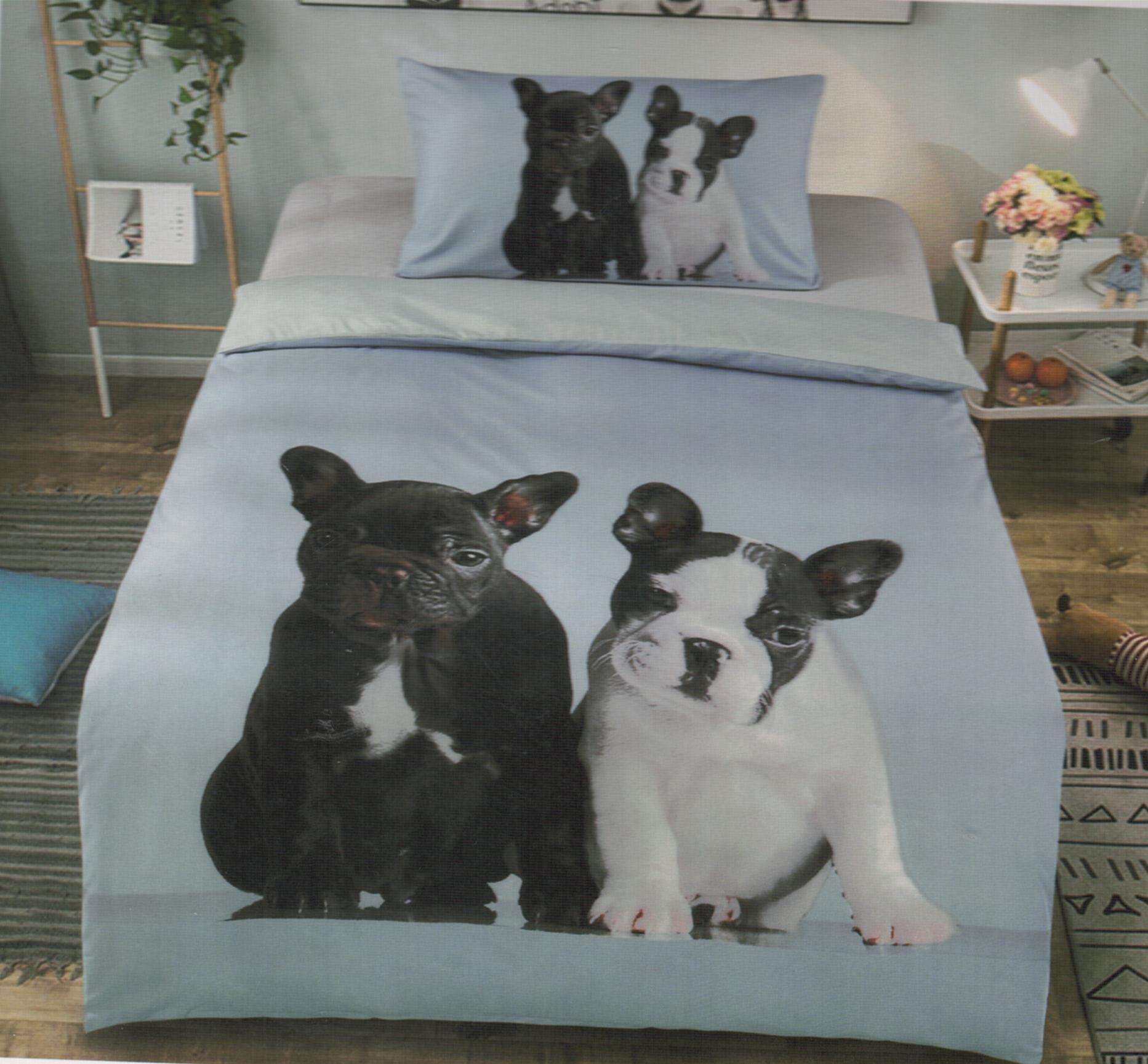 TOTÁLNY MASAKR CIEN - OBLIEČKY S 3D EFEKTOM 140x200/70x90cm - BULDOČEK IV.