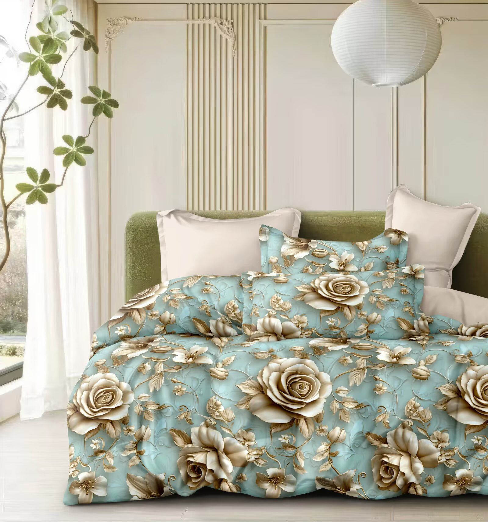 NOVINKA 2026 ! EXKLUZIVNÍ OBOUSTRANNÉ BAVLNĚNÉ POVLEČENÍ NA FRANCOUZSKOU PŘIKRÝVKU 200x220 / 70x90cm - JAKUB