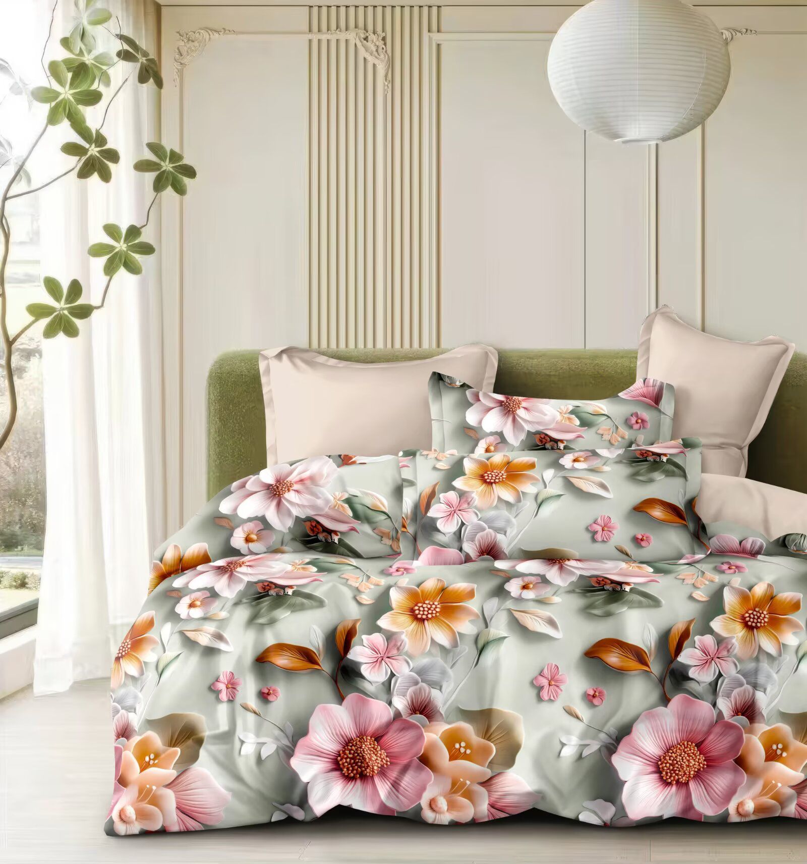 NOVINKA 2026 ! EXKLUZIVNÍ OBOUSTRANNÉ BAVLNĚNÉ POVLEČENÍ NA FRANCOUZSKOU PŘIKRÝVKU 200x220 / 70x90cm - JAROMÍR