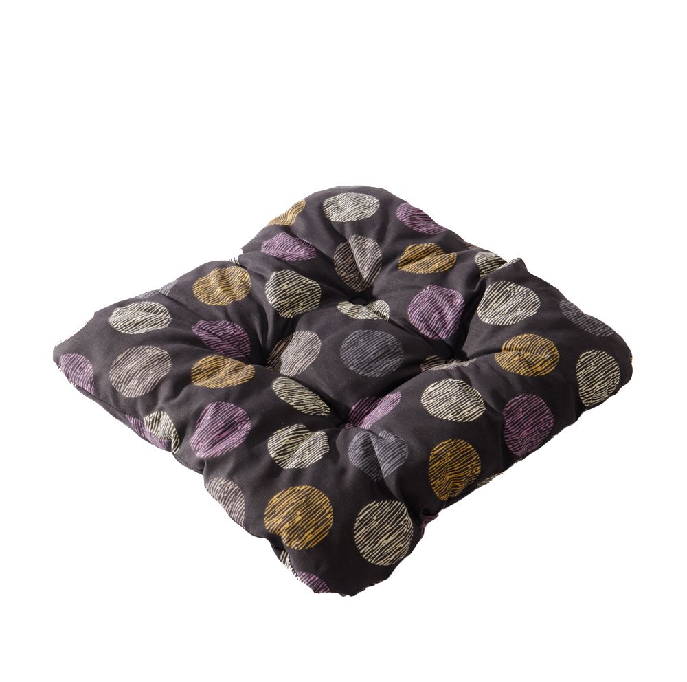 NOVINKA 2026 ! PODSEDÁKY NA ŽIDLE - ČERNÉ  KOLEČKA 40x40 cm