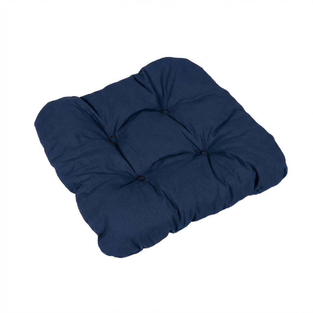 NOVINKA 2026 ! PODSEDÁKY NA ŽIDLE - TMAVĚ MODRÝ 40x40 cm