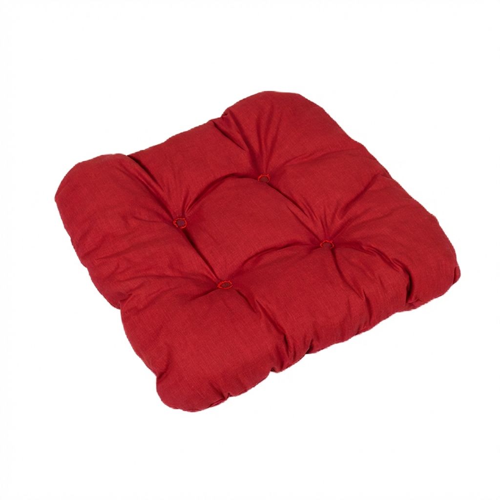 NOVINKA 2026 - PODSEDÁKY NA STOLIČKY - ČERVENÉ 40x40 cm