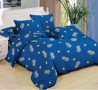 TOTÁLNY MASAKR CIEN - OBOJSTRANNÉ BAVLNENÉ OBLIEČKY na 2 postele - ANANASÍKY + PROSTIERADLO ZADARMO - 