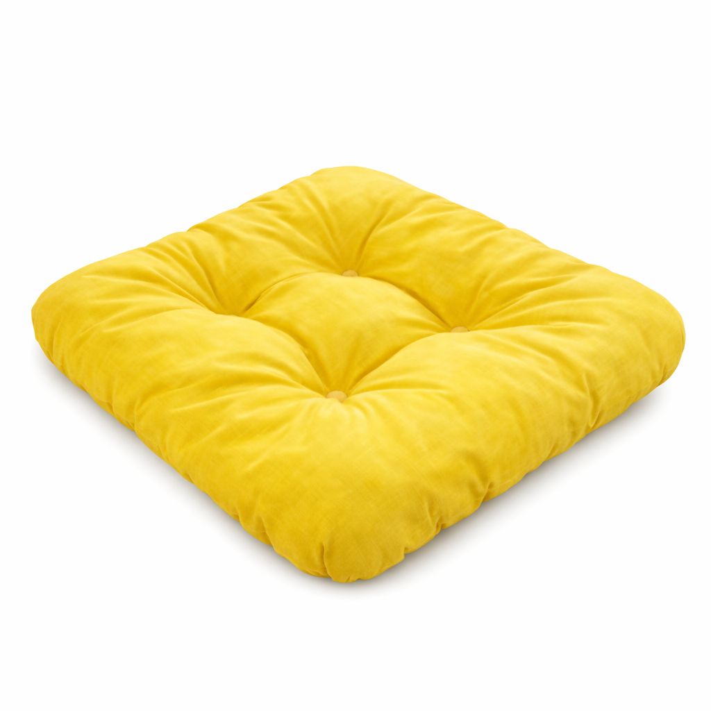 NOVINKA 2026 - PODSEDÁKY NA STOLIČKY - ŽLTÉ 40x40 cm