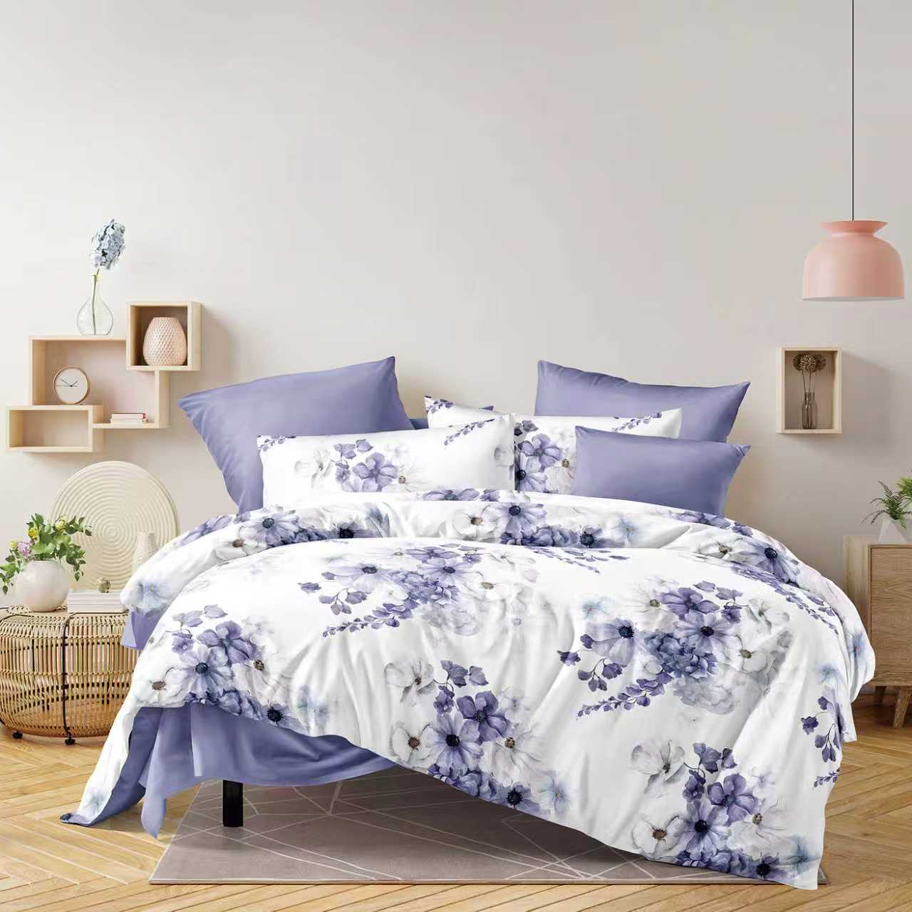 NOVINKA 2026 ! OBOUSTRANNÉ BAVLNĚNÉ POVLEČENÍ na 2 postele -140×200/70×90 cm - ELISS + prostěradlo zdarma !