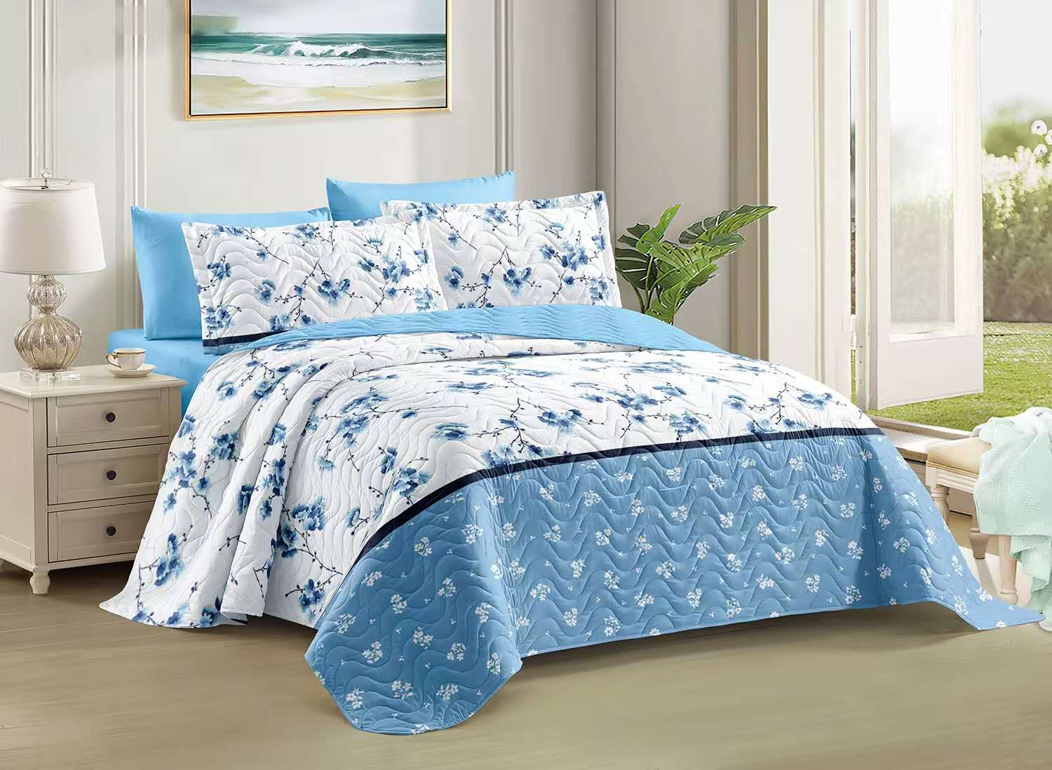 NOVINKA 2026 ! OBOUSTRANNÉ BAVLNĚNÉ POVLEČENÍ na 2 postele -140×200/70×90 cm - Aramis + prostěradlo zdarma !