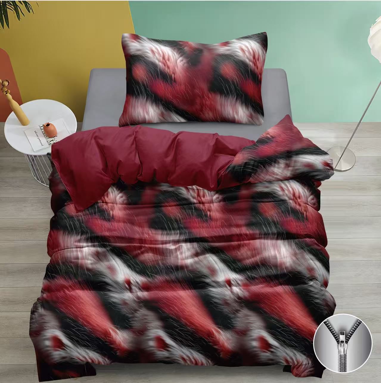 NOVINKA 2026 ! EXKLUZIVNÍ BAVLNĚNÉ POVLEČENÍ s 3D EFEKTEM - SAMANTA 140x200/70x90cm  