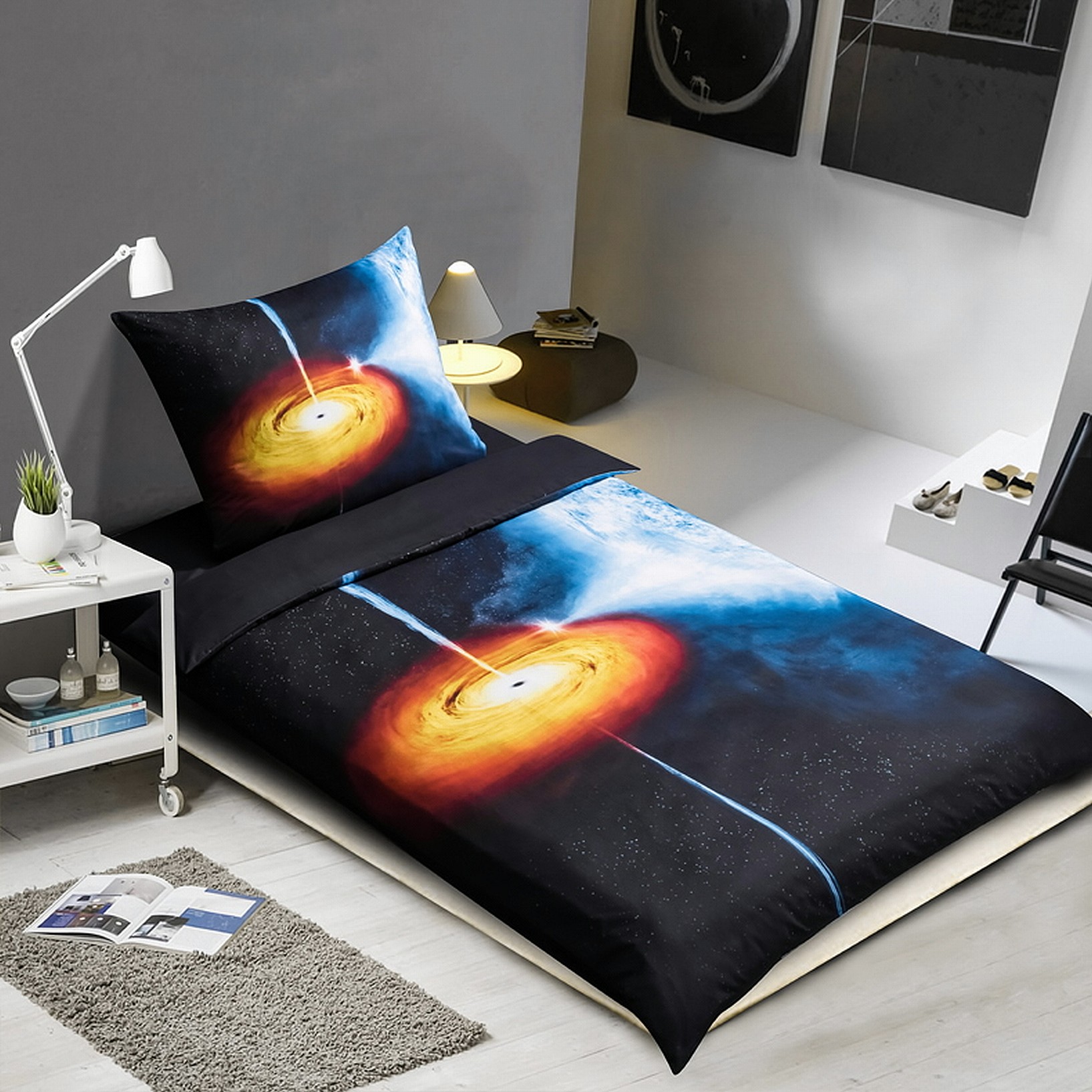 TOTÁLNÍ MASAKR CEN ! POVLEČENÍ S 3D EFEKTEM 140X200/70X90cm - CYKLON + POVLAK NA POLŠTÁŘEK ZDARMA