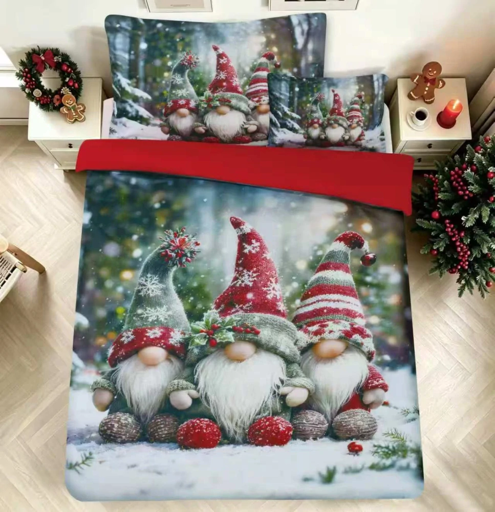 NOVINKA 2026 ! Povlečení s 3d efektem - SKŘÍTCI BRÁCHOVÉ 140x200/70x90cm + povlak na polštářek ZDARMA !
