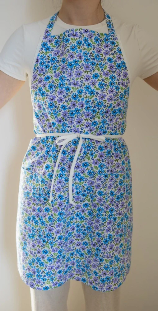 Kuchyňské chňapky Květinky modré 2 ks