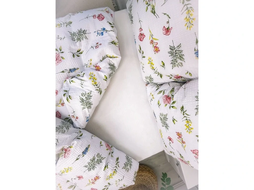 LUXUSNÍ KREPOVÉ POVLEČENÍ 140x200/70x90 - LÉTO