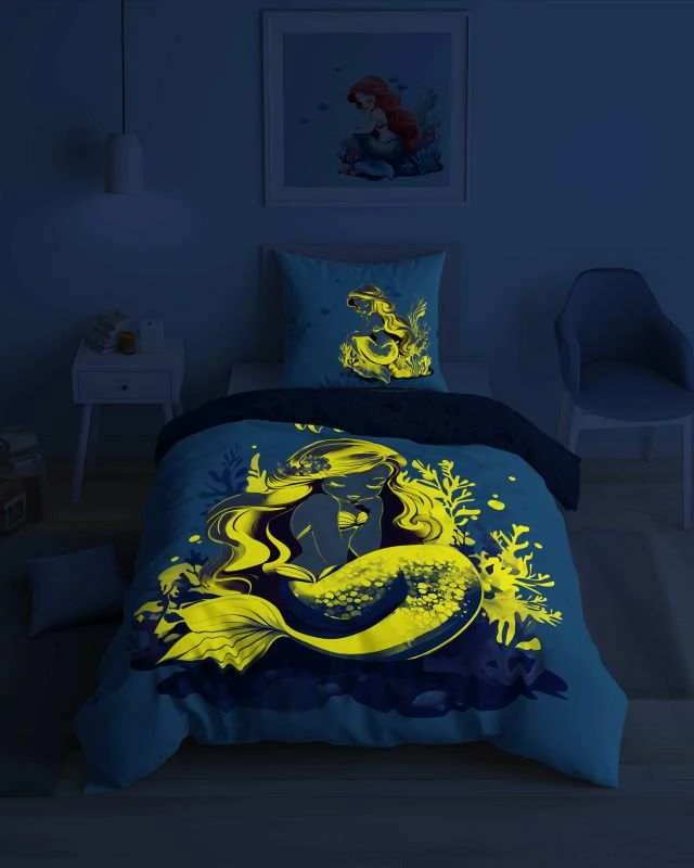 Svítící povlečení ARIEL – oboustranné, 100% bavlna 140×200 / 70×80 cm (NOVINKA 2026)