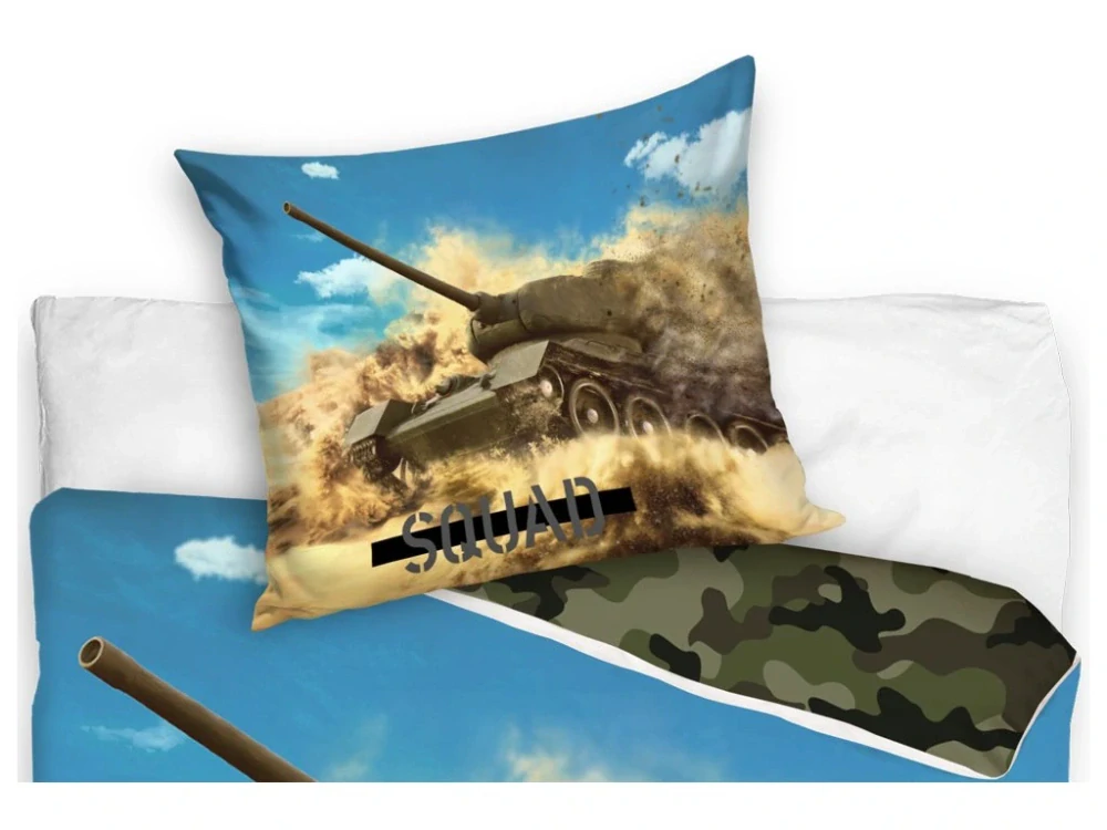 3D obliečky TANK SPECIAL OPERATION – obojstranné, 100% bavlna 140×200/70×90 cm (NOVINKA 2025)