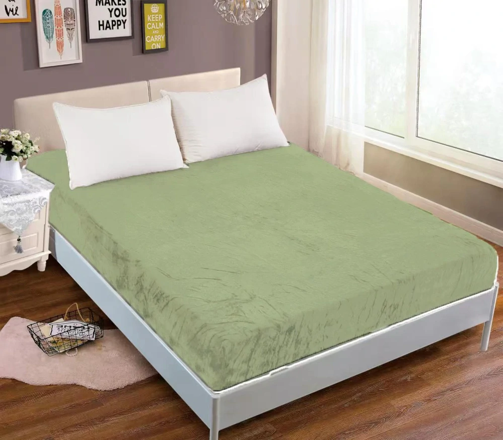 TOTÁLNY MASAKR CIEN - PROSTIERADLO MIKROPLYŠ 90x200cm - ZELENÉ