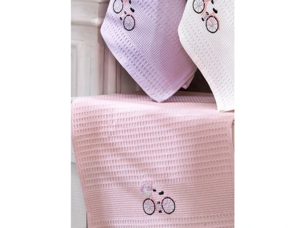  Darčeková sada vaflových utierok 3 ks - bicykel